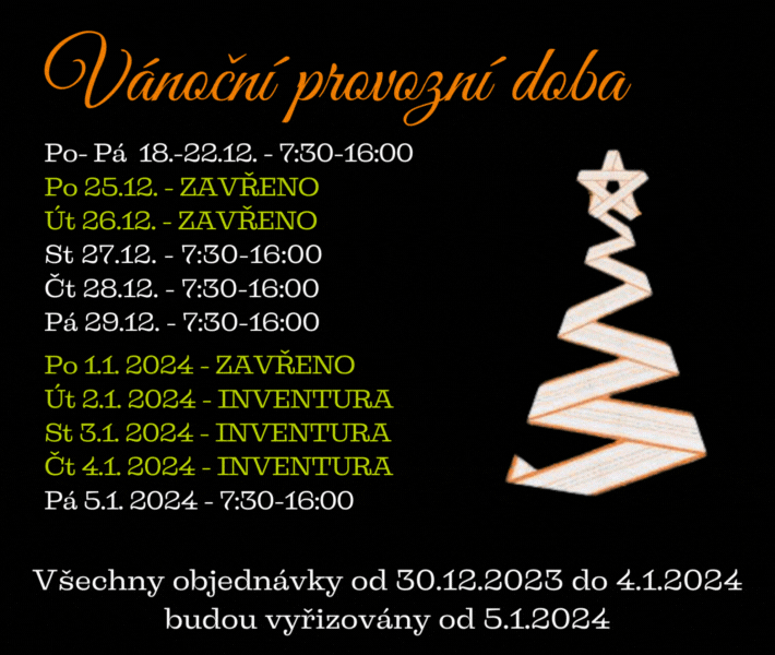 vánoční provozní doba velká